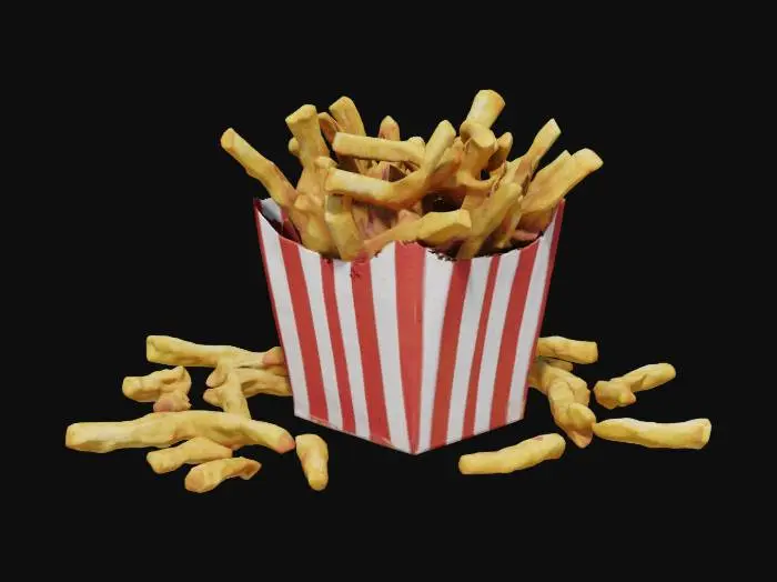 3D model for fries