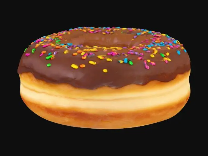 3D model for donut