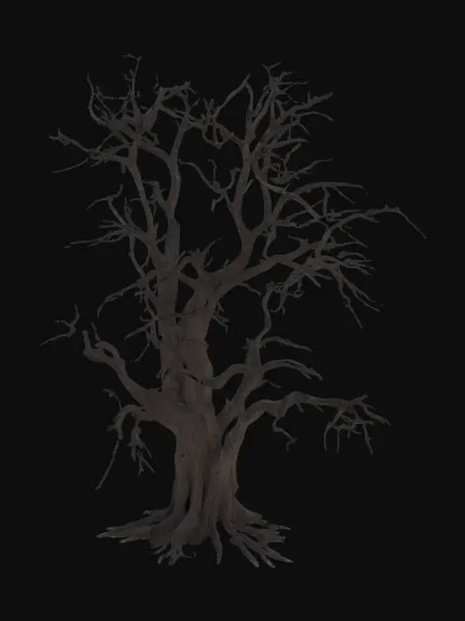 3D model for desert dead tree