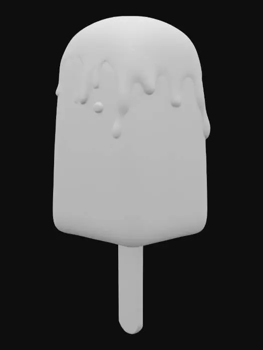 3D model for magnum-like icecream on stick