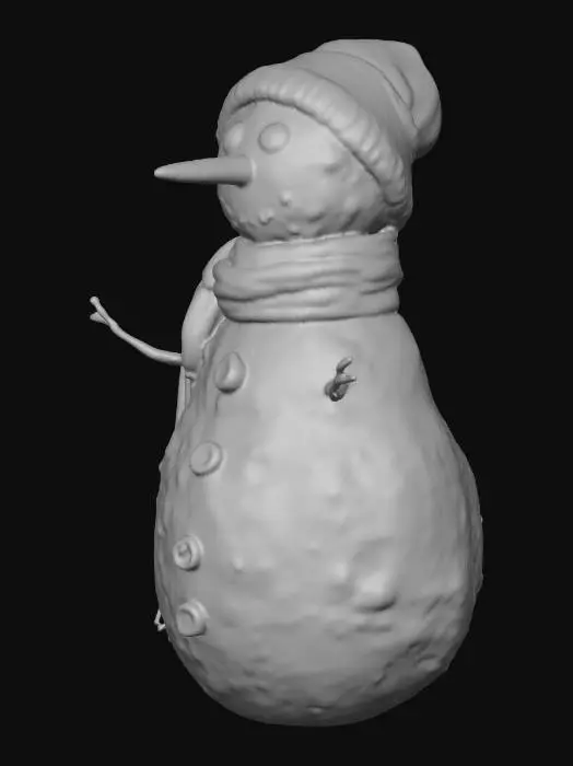 3D model for snowman
