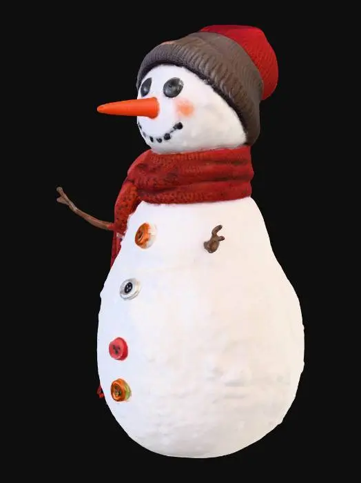 3D model for snowman