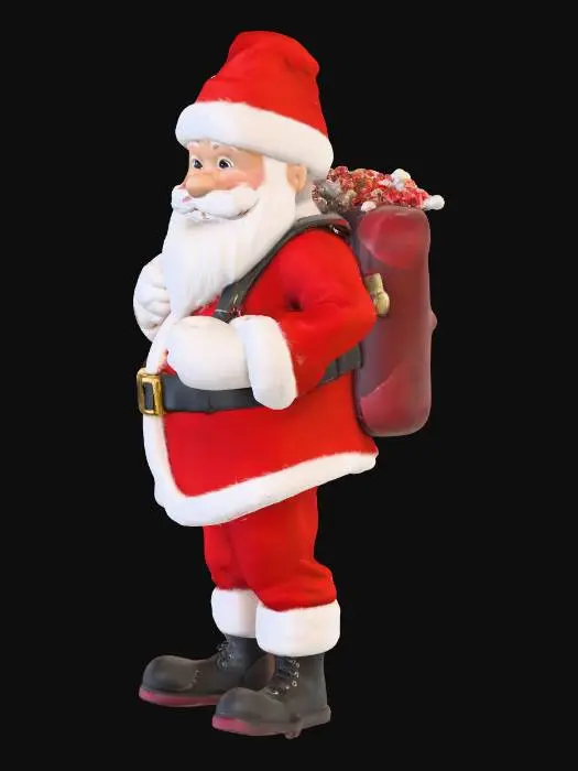 3D model for santa claus