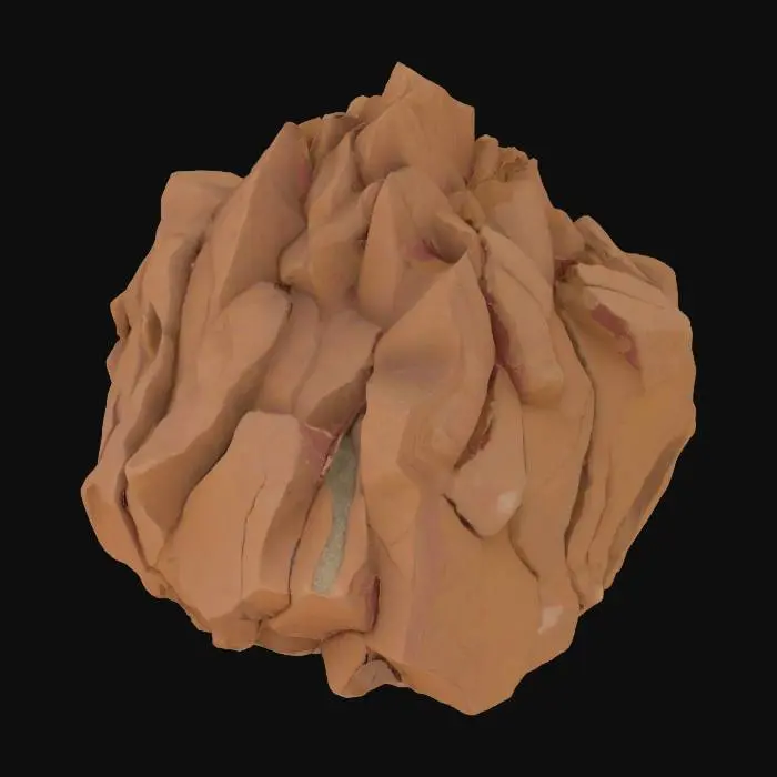 3D model for desert rock