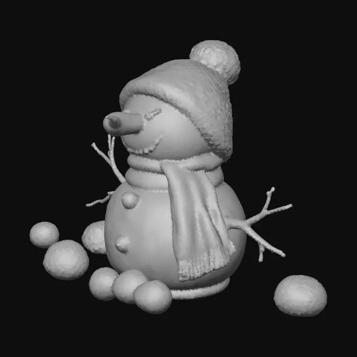 3D model for snowman
