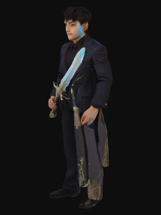 3D model for Swordbearer in a Suit