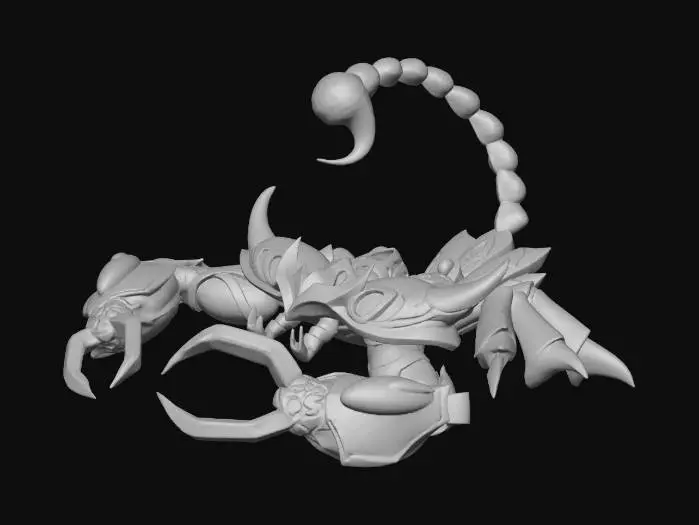 3D model for Golden Scorpion