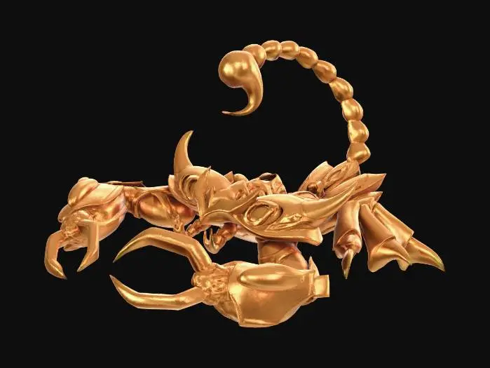 3D model for Golden Scorpion