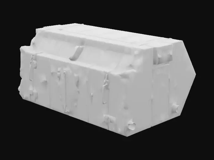 3D model for a tank game blockade item