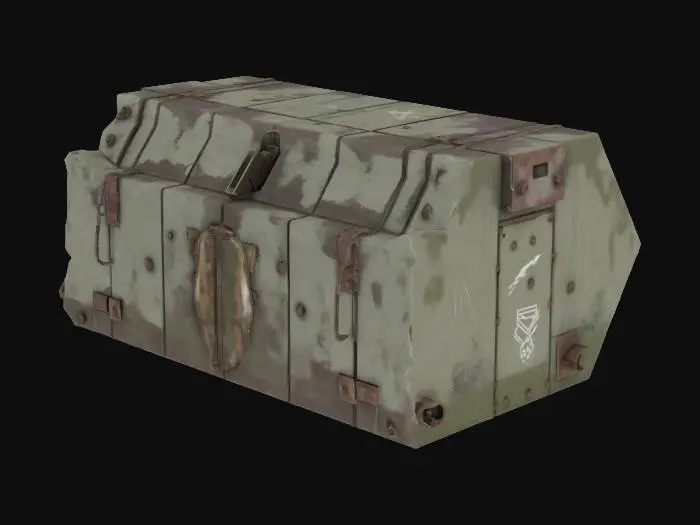 3D model for a tank game blockade item