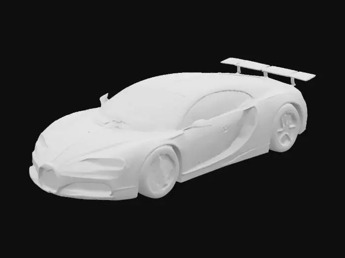 3D model for #SketchTo3D#, Red Speedster.high glossy 