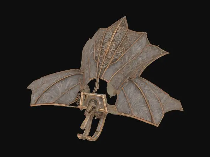 3D model for Aerial Invention, #SketchTo3D#Leonardo da Vinci's design machine