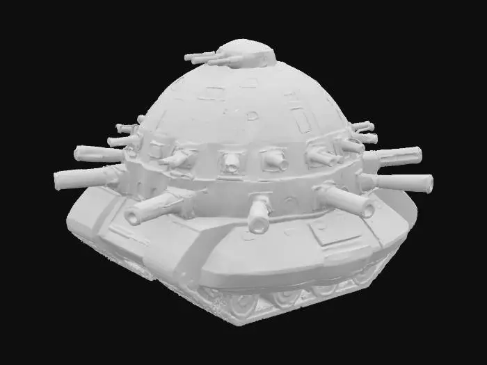 3D model for Iron Leviathan,Leonardo da Vinci's design machine sketch,the tank , #SketchTo3D#