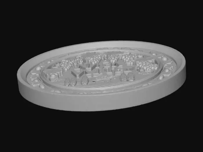 3D model for Napa Valley Vine Carving