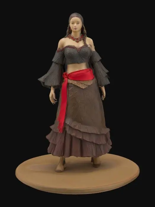 3D model for Gypsy women