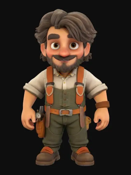3D model for Safari Hunter