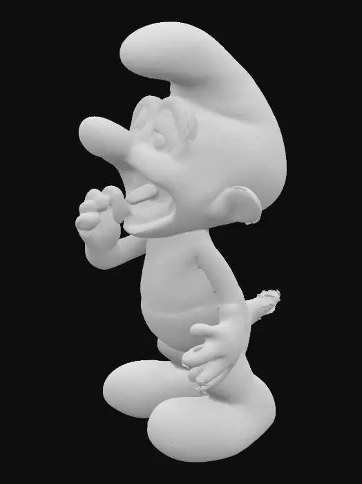 3D model for Sleepy Smurf Character, #SketchTo3D#