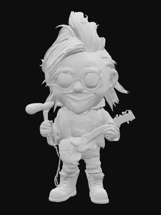 3D model for Chibby Ozzy Osbourne
