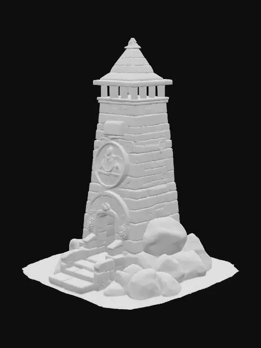 3D model for Stone Peak Monument