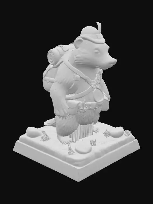 3D model for Explorer Badger