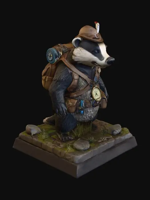 3D model for Explorer Badger