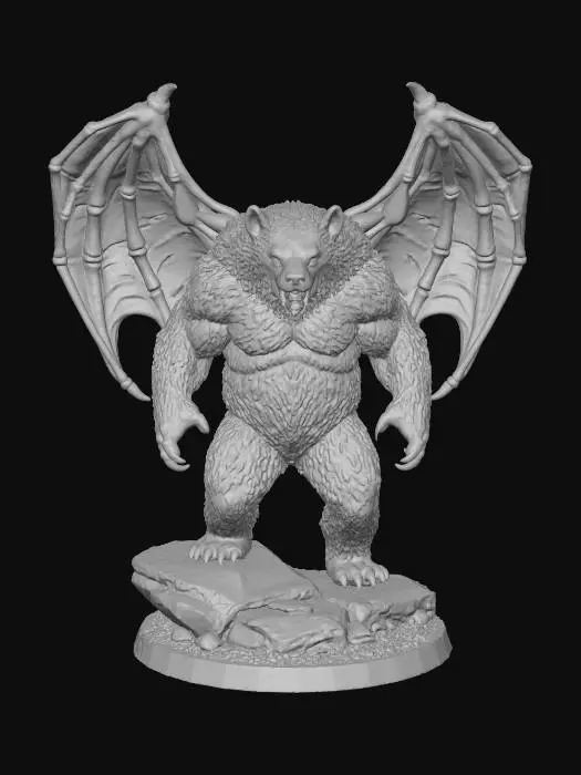 3D model for Bearbat Figure