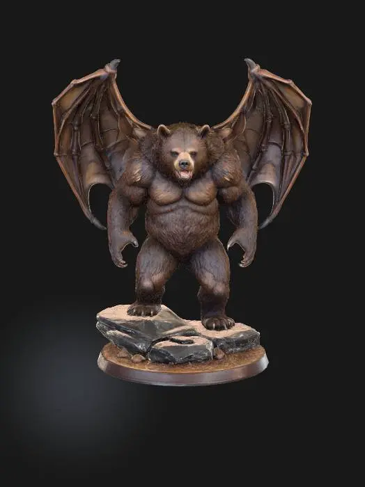 3D model for Bearbat Figure