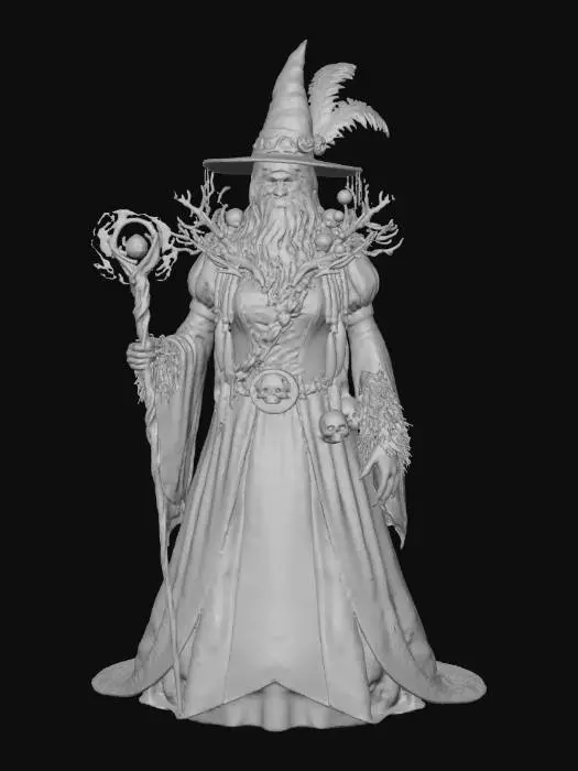 3D model for Wookiee Witch Sorceress, #Halloween2025#