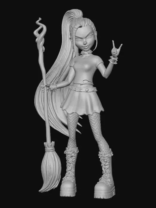 3D model for Punk Potion Princess Doll, #Halloween2025#