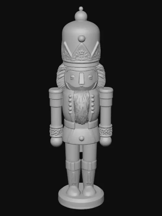 3D model for #Christmas2025#, Ultra Realistic ein Nussknacker aus dem Erzgebirge ,octan render