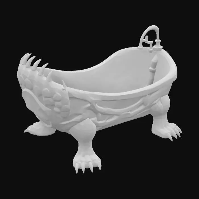 3D model for wooden Beastly Tub
