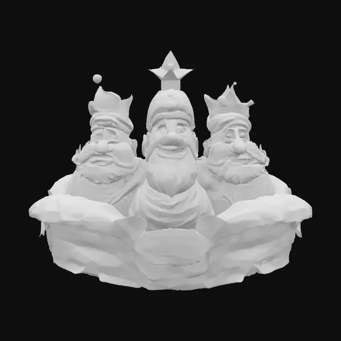 3D model for [Jerusalem] the Three Joyful Kings, #AroundTheWorld#