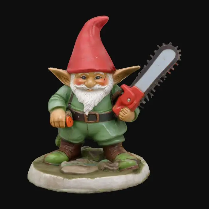 3D model for Gnome Lumberjack