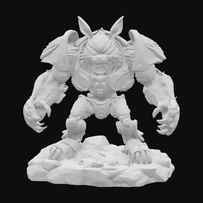 3D model for Rabbit Robo Berserker