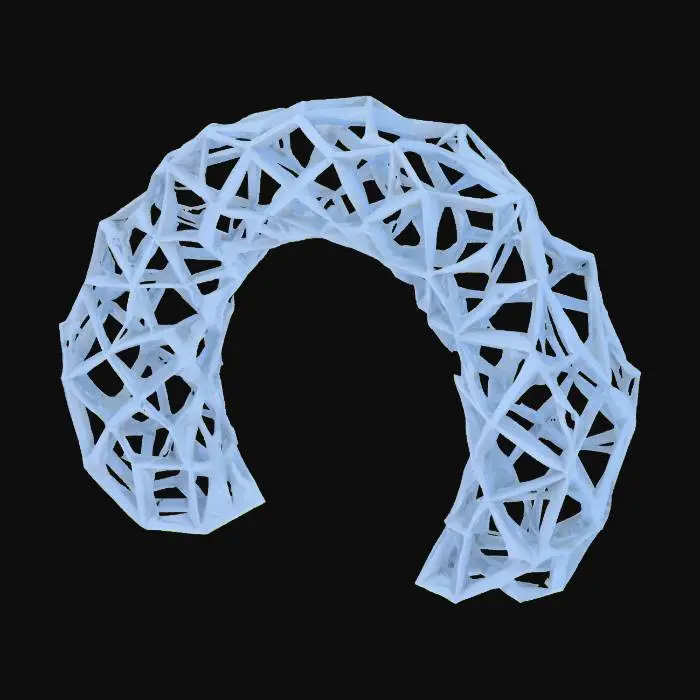 3D model for #arch#, a Voronoi archway