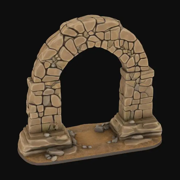3D model for Ancient Stone Archway