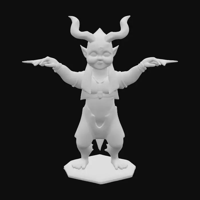 3D model for create a tabletop game  warrior.in the form of a goahul from stargate series .realistic textures.standind full portrai on a round base . his weapon is pointing upwards  