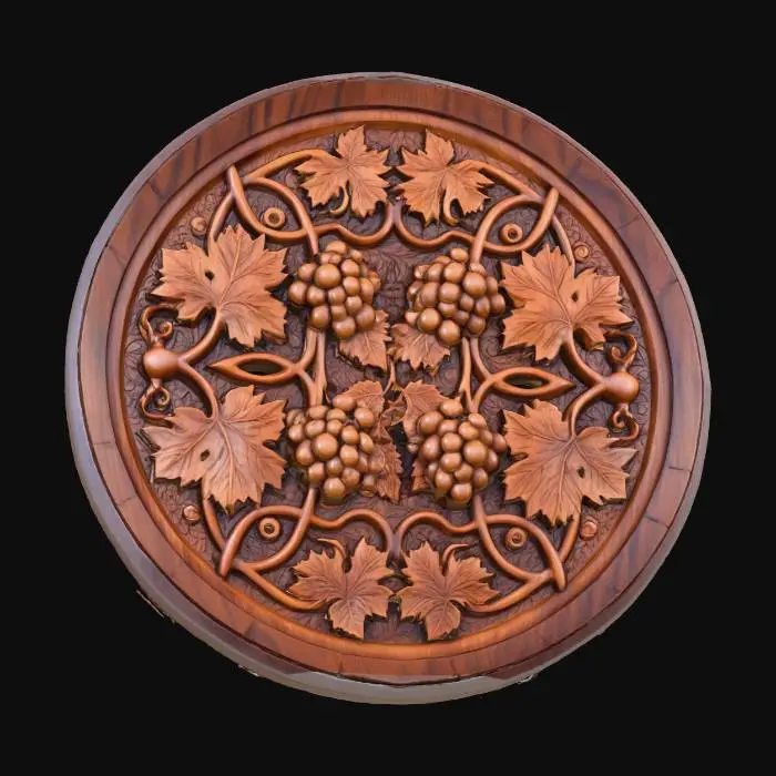 3D model for Grapevine Elegance engraving