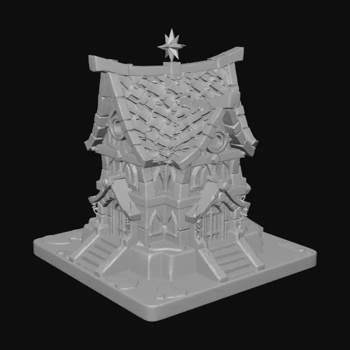 3D model for Winter Wonderland Cottage, #Christmas2025#