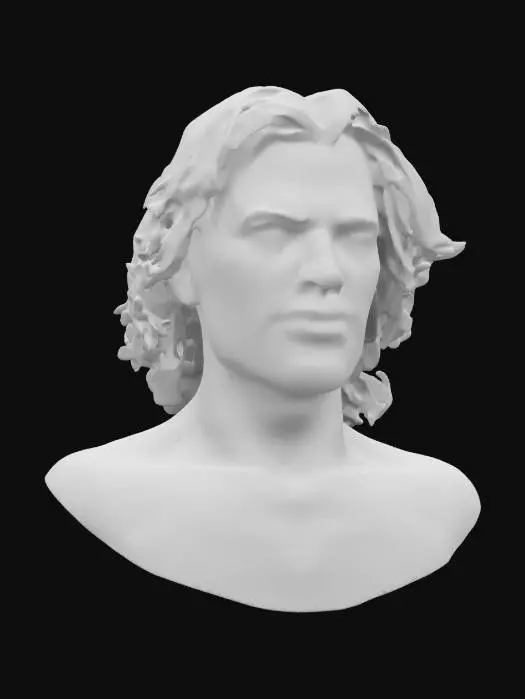 3D model for Grayscale Pout