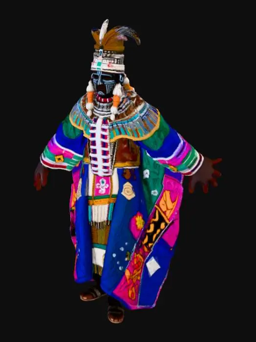 3D model for Mali masquerade
