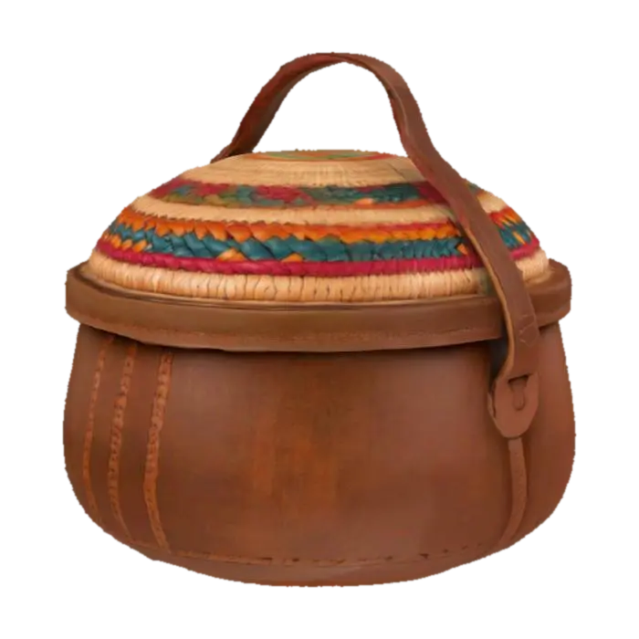 Woven Harmony Handbag - Purse 3D model, vytvořený pomocí AI
