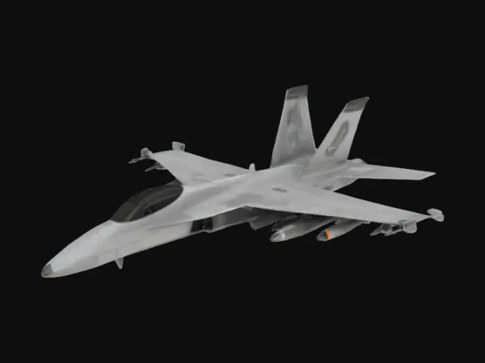 3D model for f-18