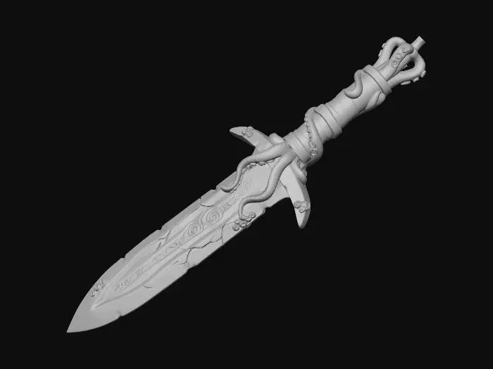 3D model for Emerald Serpent Blade