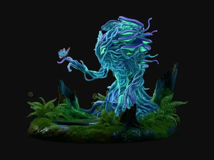 3D model for Verdant Tendrils