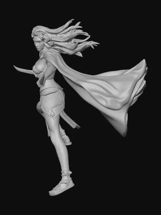 3D model for Windblade Huntress