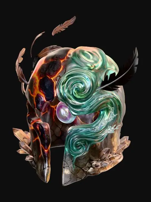 3D model for Convergence of Fire and Ice