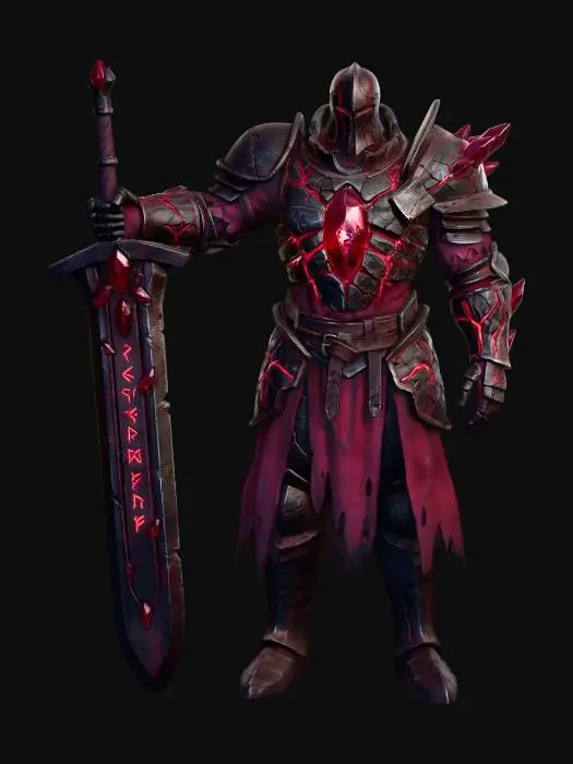 3D model for Crimson Vein Knight