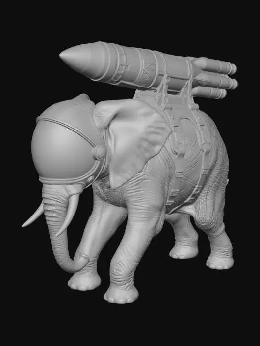 3D model for Rocket Elephant