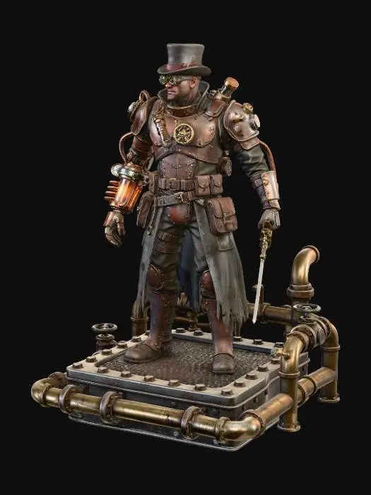 3D model for Cogbound Warlord